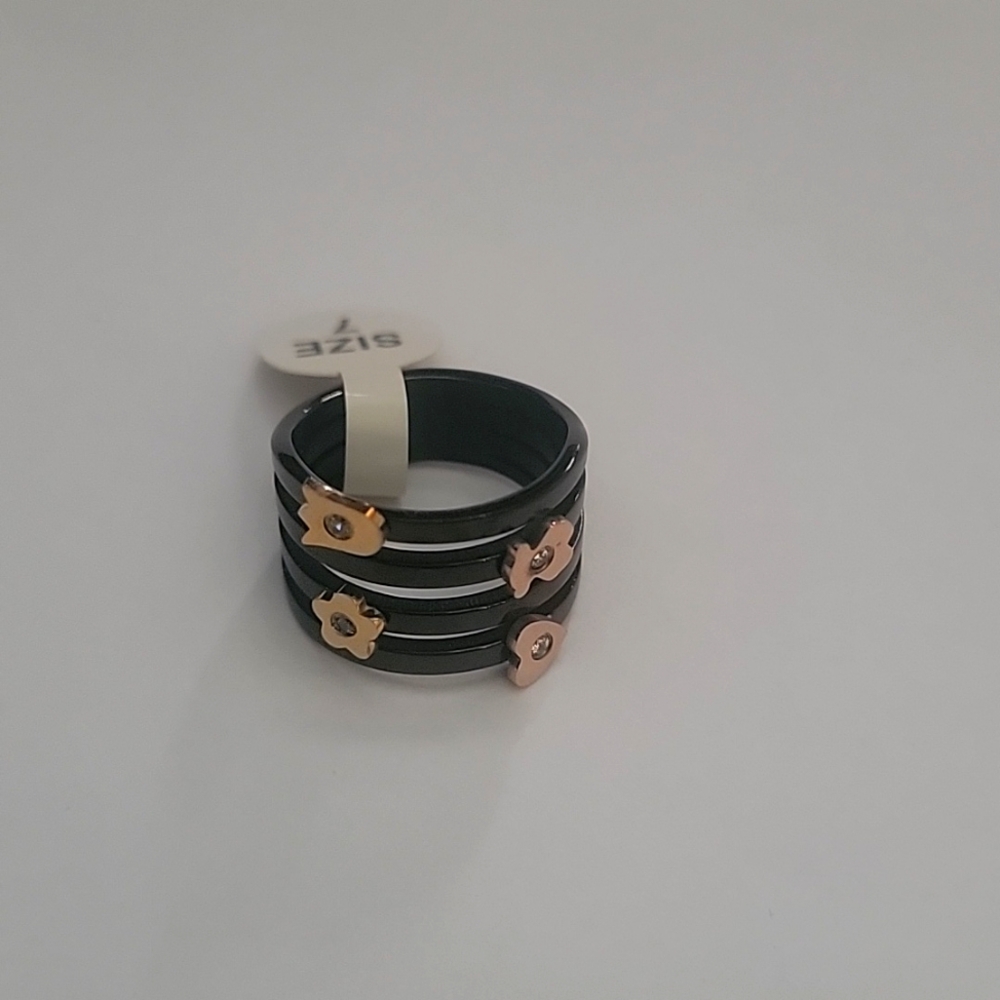Black Thick Ring